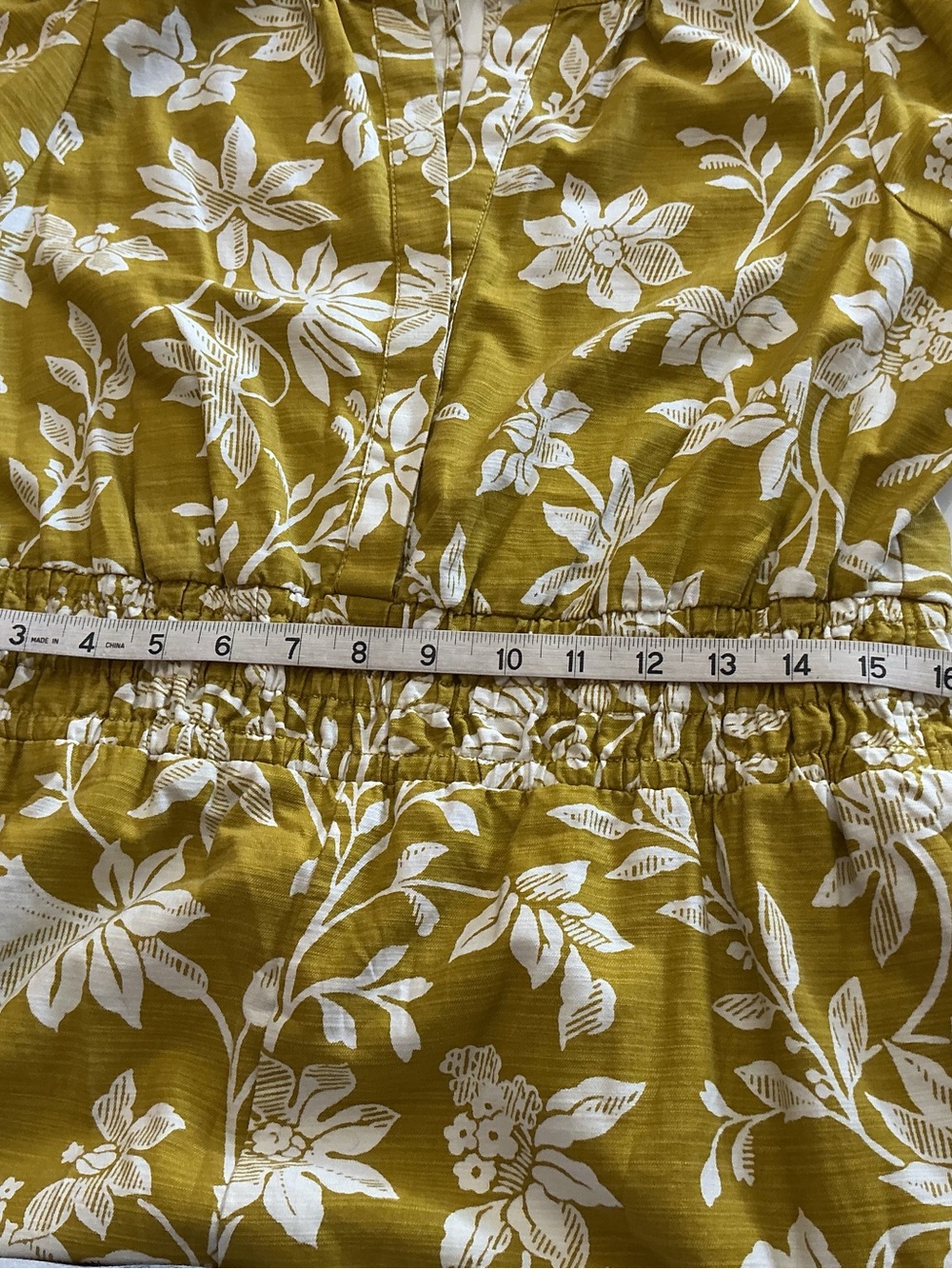 Anthropologie The Somerset Wide Leg Jumpsuit in Yellow Chartreuse Floral - Picture 4 of 11